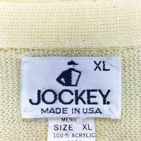 - JOCKEY 70S USA製 アクリルカーディガン メンズ JPN:XL