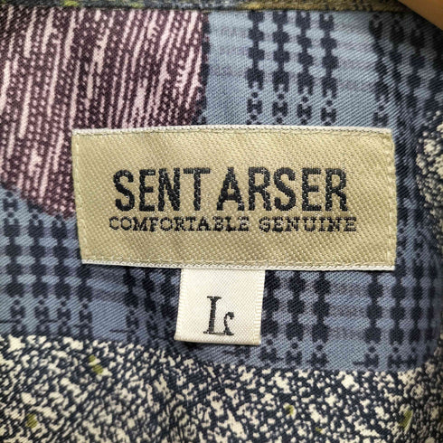 セントアーサー SENT ARSER 総柄コットンシャツ メンズ JPN:L