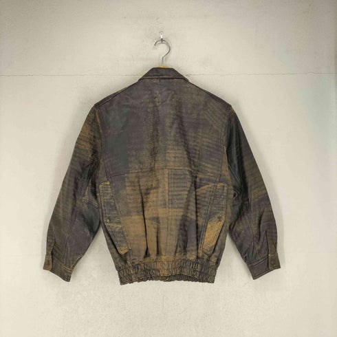 フルギ PELLE DONNA lamb leather 山羊革 比翼ジップレザージャケット レディース EUR:42
