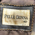 フルギ PELLE DONNA lamb leather 山羊革 比翼ジップレザージャケット レディース EUR:42
