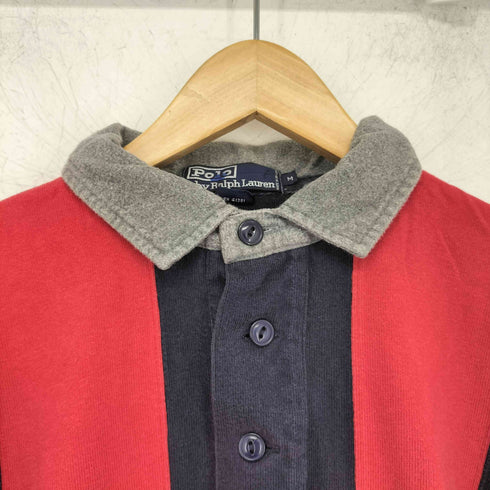 ポロバイラルフローレン Polo by RALPH LAUREN ポニー刺繍ストライプラガーシャツ ポロシャツ メンズ JPN:M