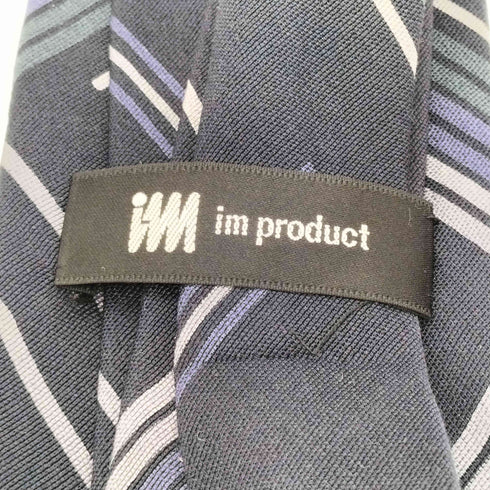 アイムプロダクトイッセイミヤケ im product ISSEY MIYAKE レジメンタル ストライプ シルク ネクタイ メンズ