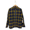 オールウェイズアウトオブストック ALWAYS OUT OF STOCK バックロゴジップアップチェック柄シャツ メンズ import:L