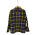 オールウェイズアウトオブストック ALWAYS OUT OF STOCK バックロゴジップアップチェック柄シャツ メンズ import:L