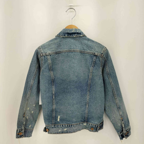 ラッキーブランド LUCKY BRAND フェード加工 クロップドデニムジャケット レディース XS