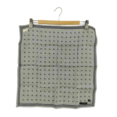 バーバリーロンドン BURBERRY LONDON 透かし ロゴ刺繍 ハンカチ メンズ