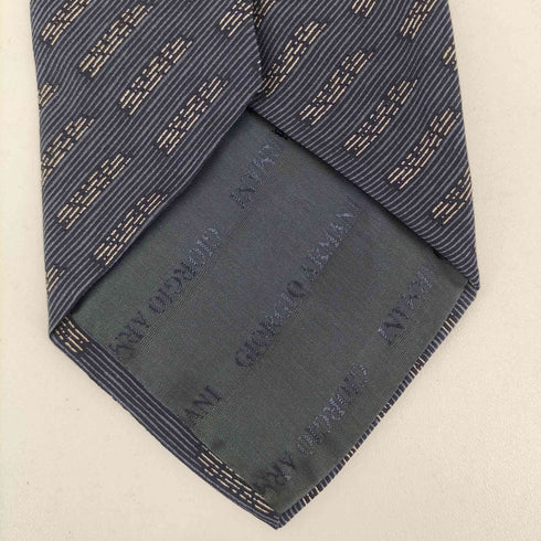 ジョルジオアルマーニ Giorgio Armani イタリア製 総柄 シルクネクタイ メンズ