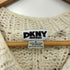 ダナキャランニューヨーク DKNY 90s OLD Y2K ケーブル編み ローゲージ コットンニット レディース P