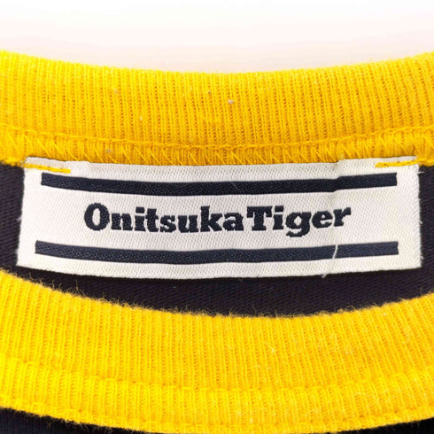 オニツカタイガー ONITSUKA TIGER GRAPHIC TEE グラフィックティー リンガーTシャツ メンズ import:M