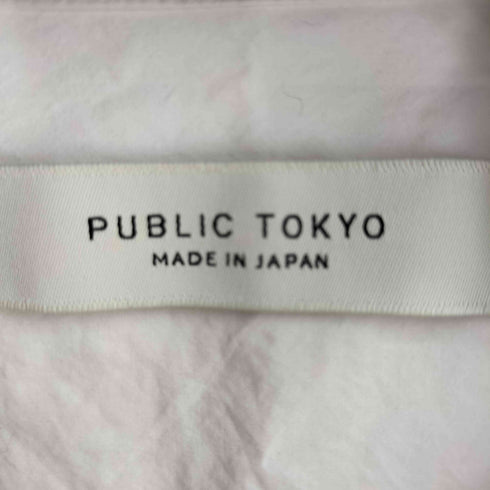 パブリックトウキョウ PUBLIC TOKYO ルティングバンドカラーシャツ レディース FREE