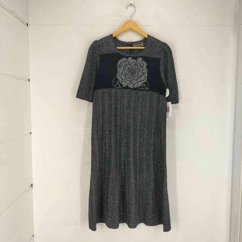 Toyoko Saito ラメデザイン ワンピース&カーディガンセット domestic レディース