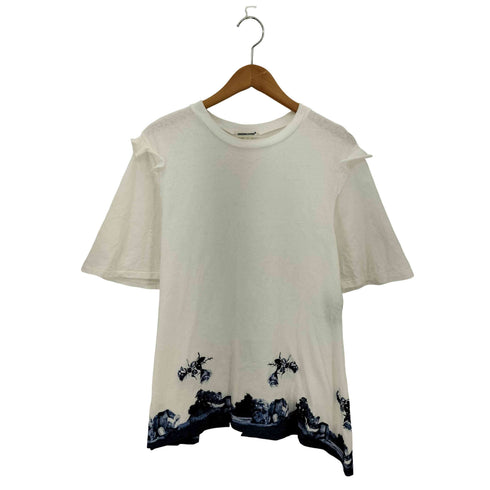 アンダーカバー UNDERCOVER 花柄 コットン半袖クルーネックTシャツ レディース 1