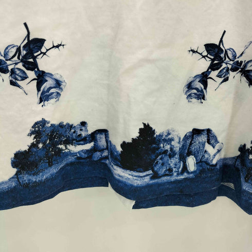 アンダーカバー UNDERCOVER 花柄 コットン半袖クルーネックTシャツ レディース 1