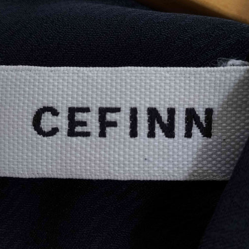 CEFINN Vネック ウエストベルト ワンピース レディース US:4