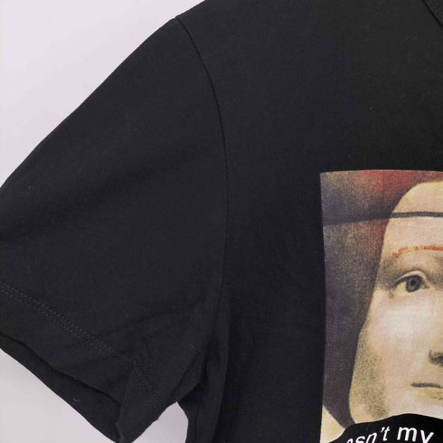 ザラ ZARA クルーネック プリント 半袖 Tシャツ レディース import:S