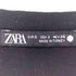 ザラ ZARA クルーネック プリント 半袖 Tシャツ レディース import:S