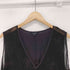 パドカレ pas de calais シワ加工 総柄 フロント シアー ノースリーブ ワンピース レディース import:M