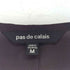 パドカレ pas de calais シワ加工 総柄 フロント シアー ノースリーブ ワンピース レディース import:M