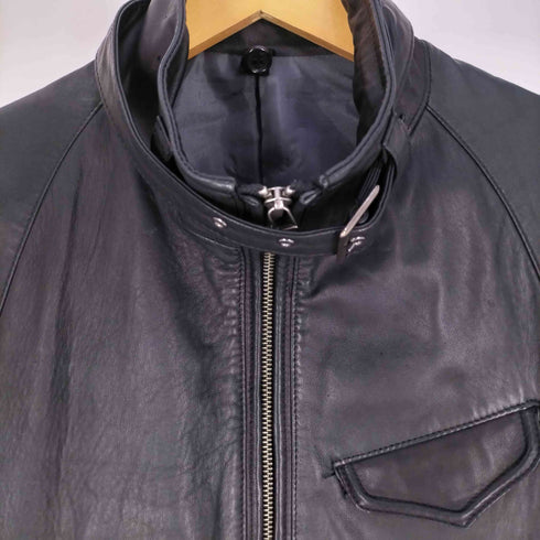 メンズメルローズ MENS MELROSE 羊革 レザー シングルライダース メンズ JPN:3