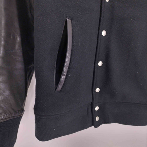 バックボーン BACKBONE COW LEATHER 切替レザースタジャン メンズ import:L