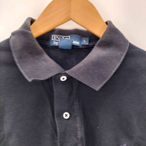 ポロバイラルフローレン Polo by RALPH LAUREN ポニー 刺繍 鹿の子 ポロ シャツ メンズ import:L