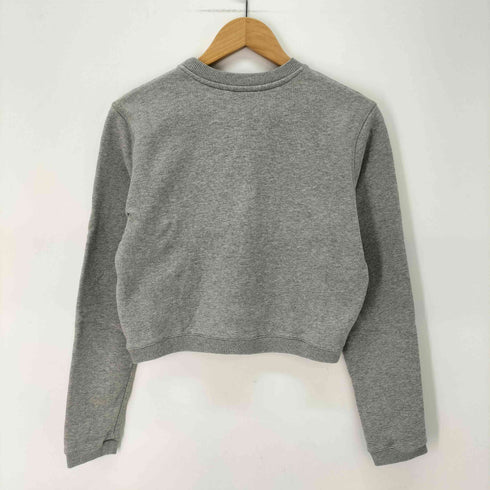 カルヴェン CARVEN フロント刺繍 クロップドスウェット レディース import:S