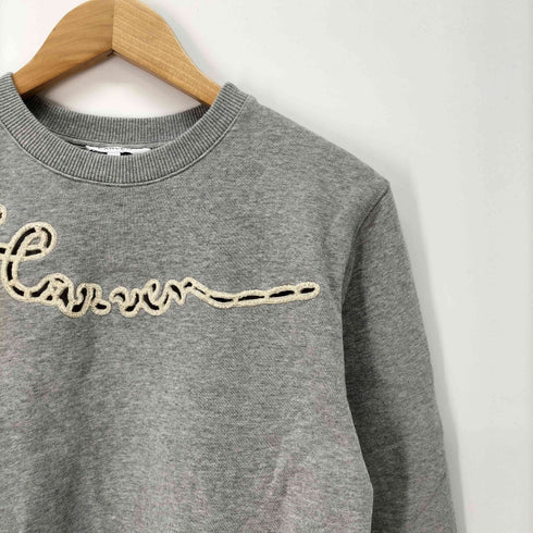 カルヴェン CARVEN フロント刺繍 クロップドスウェット レディース import:S