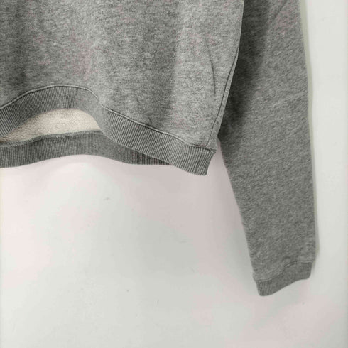 カルヴェン CARVEN フロント刺繍 クロップドスウェット レディース import:S