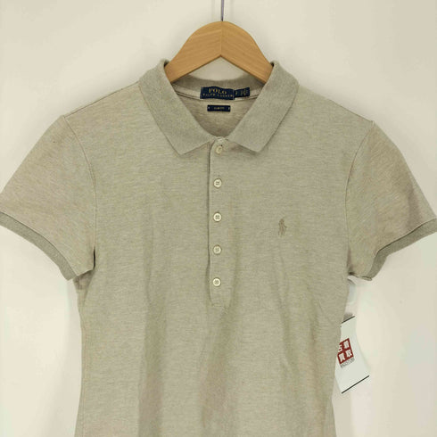 ポロラルフローレン POLO RALPH LAUREN SLIM FIT スリムフィット ポニー刺繍 ポロシャツ レディース import:S