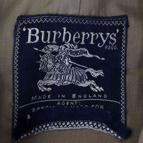 バーバリーズ BURBERRYS MADE IN ENGLAND 丸善別注 比翼ステンカラーコート メンズ