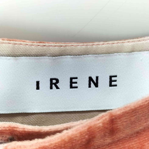 アイレネ IRENE Lines velvet PT ラインベルベットパンツ レディース 36