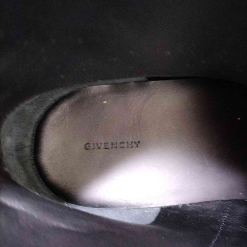 ジバンシィ GIVENCHY Padlock サイドジップ レザーアンクルブーツ ジョッパーブーツ メンズ EUR:42