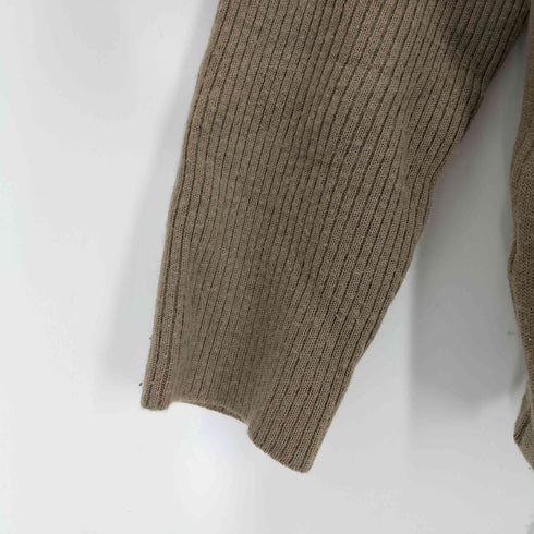 バーバリーブラックレーベル BURBERRY BLACK LABEL 裏地ノバチェック ホースロゴ刺繍ドライバーズニット メンズ JPN:2