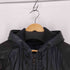 エーケイエム AKM LAMB LEATHER NYLON COMBINATION HOODED JKT Y2K メンズ JPN:M