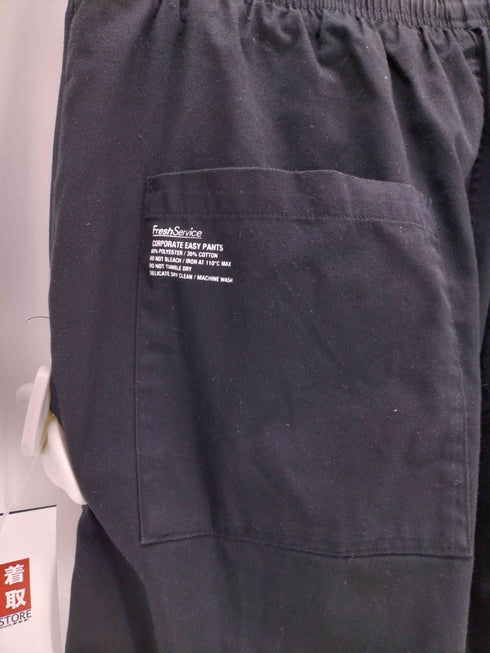 フレッシュサービス Fresh Service EASY PANTS Black メンズ FREE