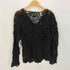 アイエスイッセイミヤケ I.S. ISSEY MIYAKE 80S フラワーデザイン 総レースカーディガン レディース JPN:M