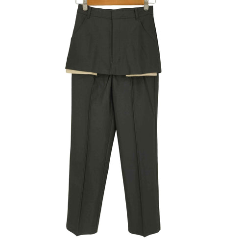 スタイルミキサー STYLEMIXER 25SS レイヤーセンタープレスパンツ レディース JPN:M