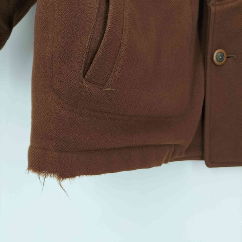 バーバリーズ BURBERRYS 80-90S Flap Pocket Wool Hunting Jacket ウールハンティング ジャケット メンズ import:S