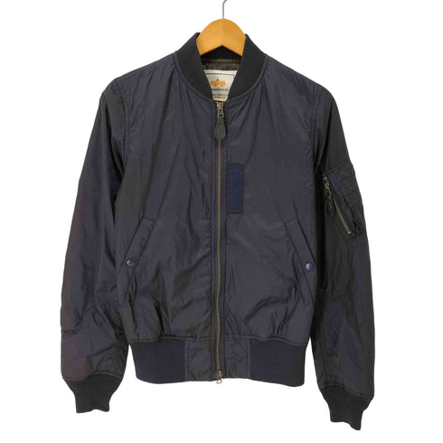 アルファインダストリーズ ALPHA INDUSTRIES MA-1 裏地迷彩 カモ ダブルジップ メンズ JPN:M