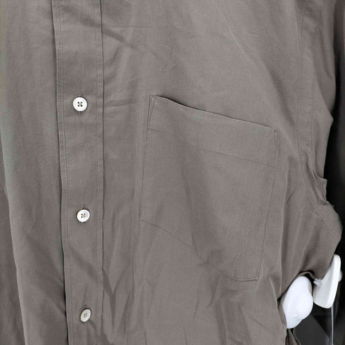 コモリ COMOLI 15ss BAND COLLAR LONG SHIRTS メンズ
