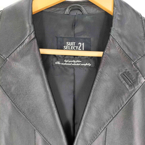 SUIT SELECT 21 ラムレザー テーラードジャケット メンズ LL