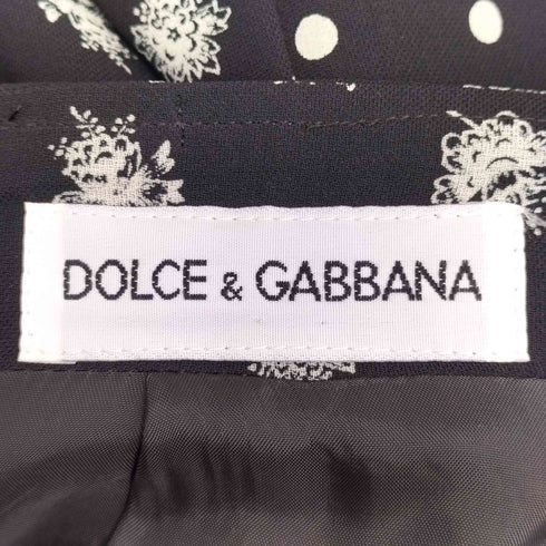 ドルチェアンドガッバーナ DOLCE&GABBANA 総柄 フレア スカート レディース JPN:40