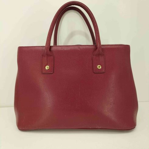 フルラ FURLA チャーム付 2way ハンドバッグ ボルドー メンズ