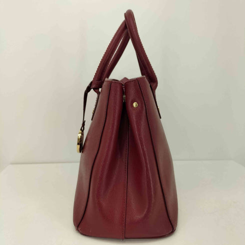 フルラ FURLA チャーム付 2way ハンドバッグ ボルドー メンズ