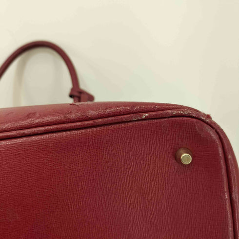 フルラ FURLA チャーム付 2way ハンドバッグ ボルドー メンズ