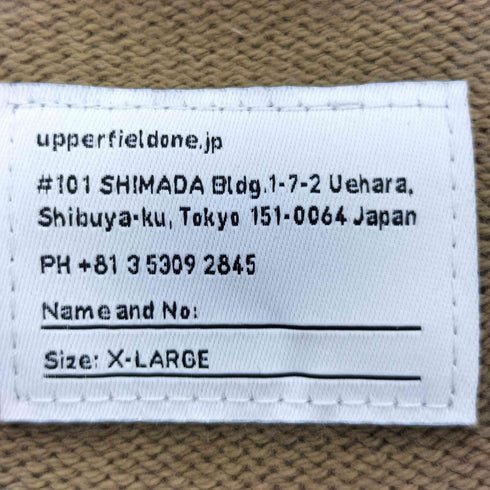 UPPER FIELD ONE COOP CARDIGAN メンズ JPN:XL