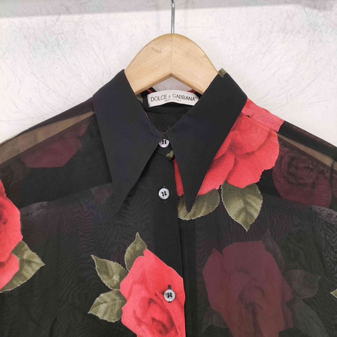ドルチェアンドガッバーナ DOLCE&GABBANA フローラル ブラウス レディース JPN:40