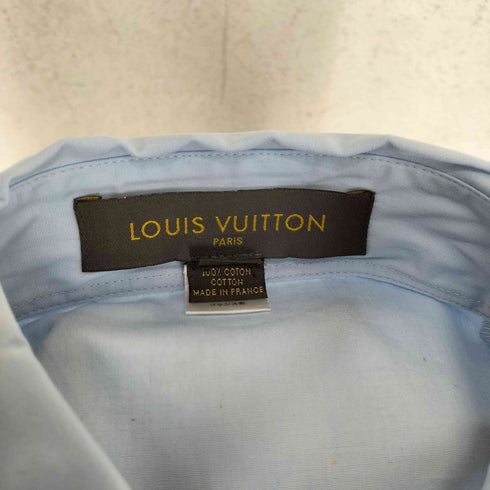 ルイヴィトン LOUIS VUITTON ロゴボタンデザイン シャツ レディース 34