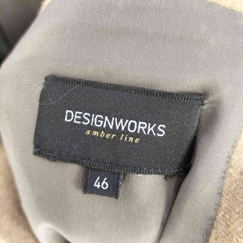 デザインワークス DESIGNWORKS カシミヤ100% テーラードジャケット メンズ JPN:46