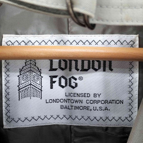ロンドンフォグ LONDON FOG スタンドネック 比翼コート レディース